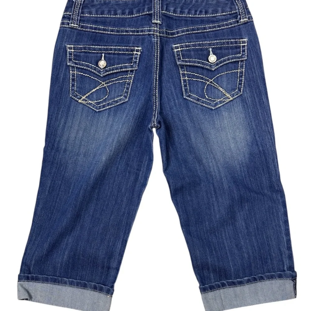 INC Denim Cuffed Capri Jeans - Medium Wash - Size 6